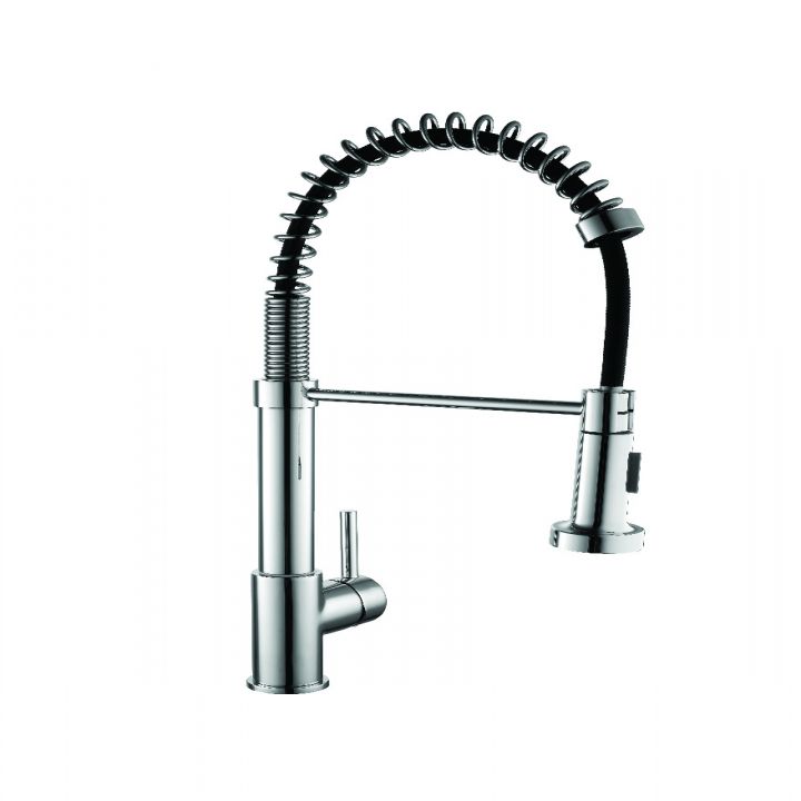 CHROME PULL OUT KITCHEN MIXER TAP