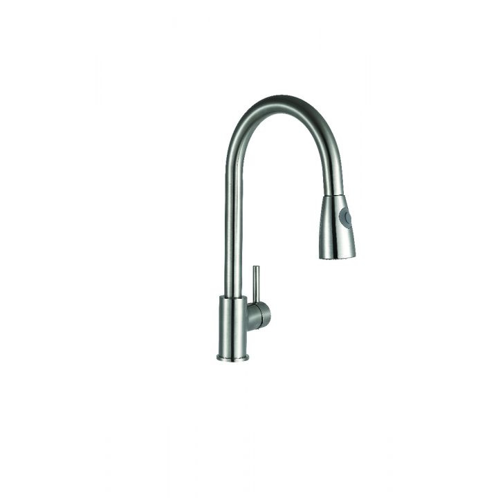 PULL OUT KITCHEN TAP BRUSHED FINISH