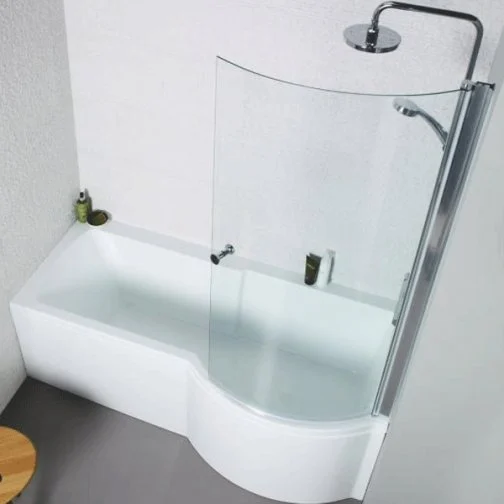 Adapt 1500mm P Shaped Right Hand Bath Only with leg sets
