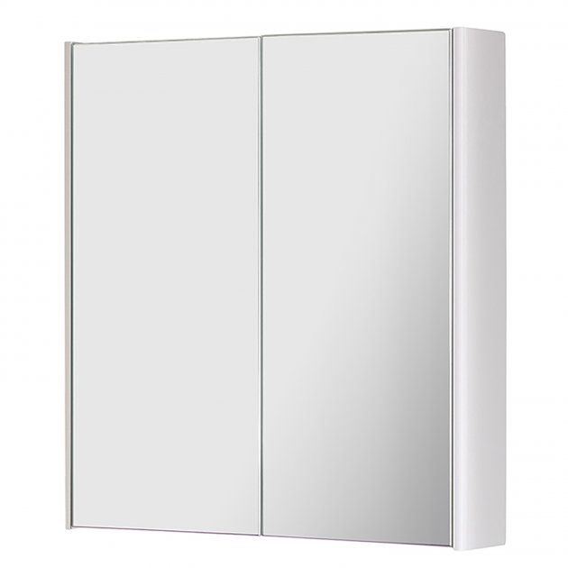 Arc 500mm Mirror Cabinet White