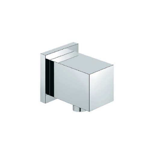 Square shower outlet elbow